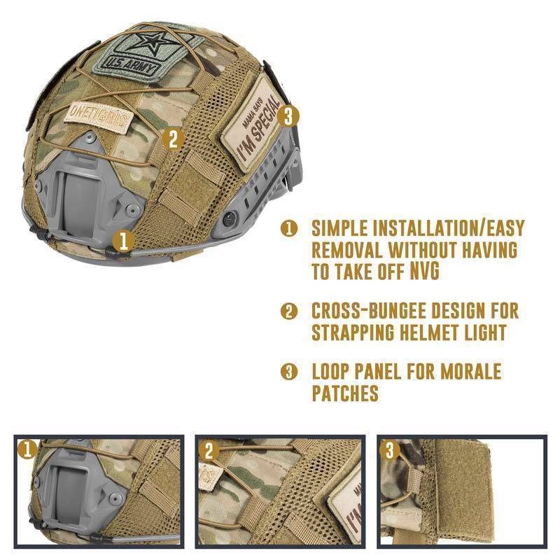 Helmet Cover for Tactical Military Use - Lamylie