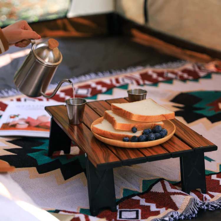 Mesa de picnic ligera, plegable y para exteriores, ideal para camping - Lamylie