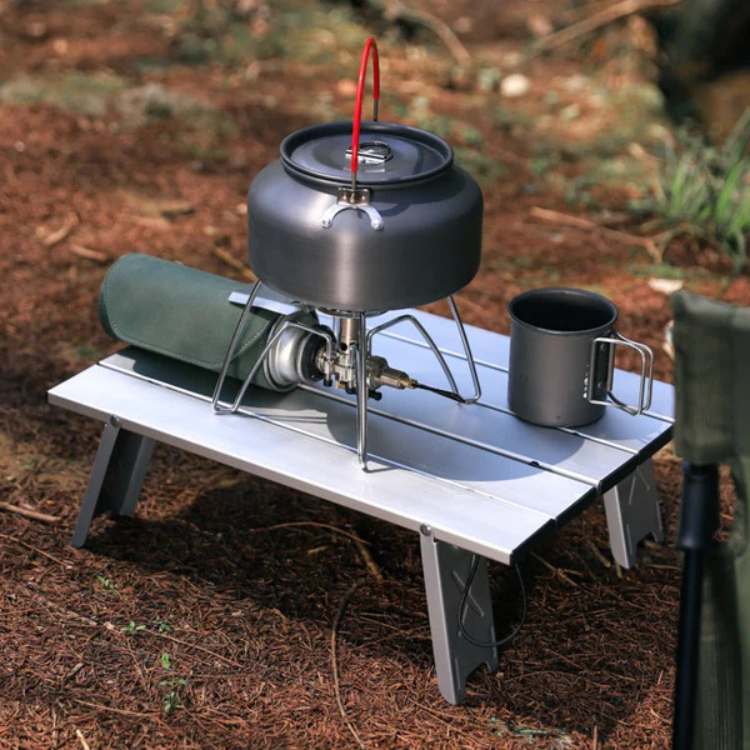 Mesa de picnic ligera, plegable y para exteriores, ideal para camping - Lamylie