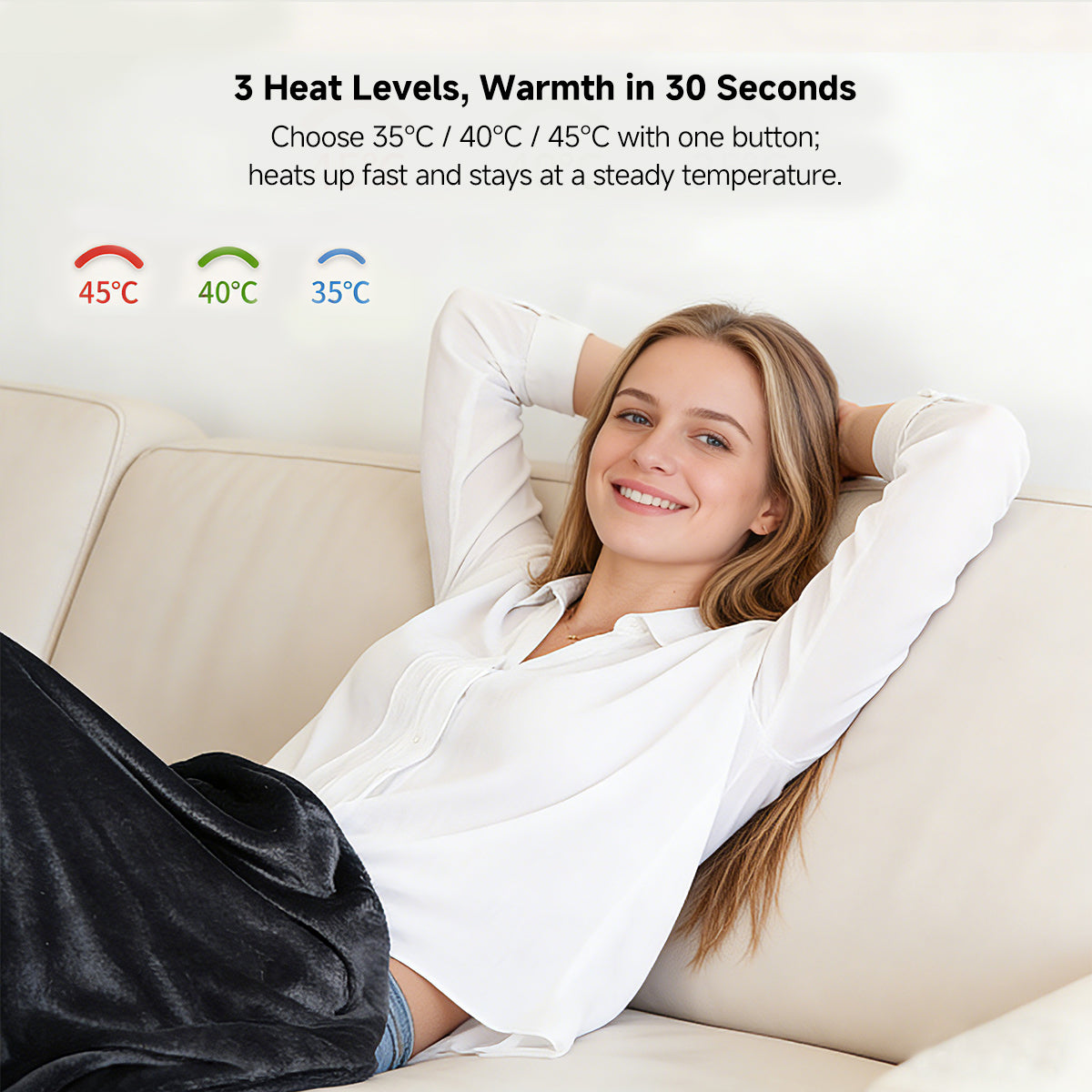 Heated USB Blanket Shawl for Winter Comfort - Lamylie