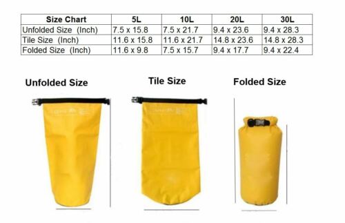Outdoor Adventure Roll Top Sack - Waterproof Dry Bag - Lamylie