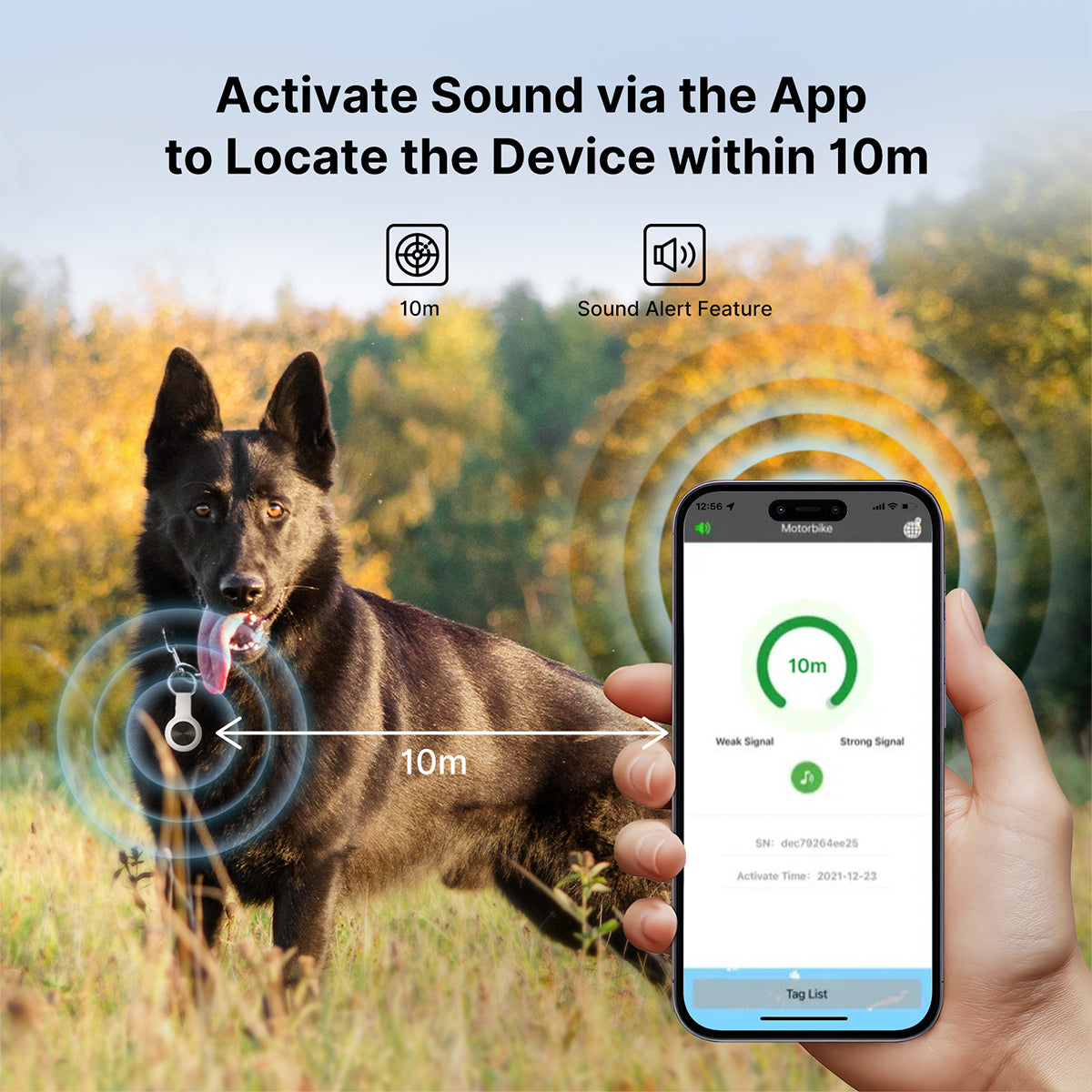 Tracker GPS per animali domestici - Dispositivo intelligente per la localizzazione - Lamylie