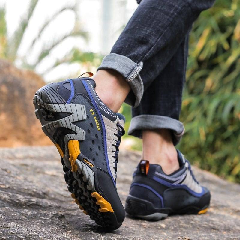 Leather Hiking Boots - Waterproof Outdoor Footwear - Lamylie
