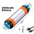 Magnetische LED-Camping-Taschenlampe – per USB wiederaufladbar und vielseitig – Lamylie