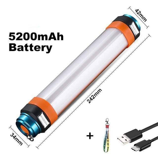 Magnetische LED-Camping-Taschenlampe – per USB wiederaufladbar und vielseitig – Lamylie