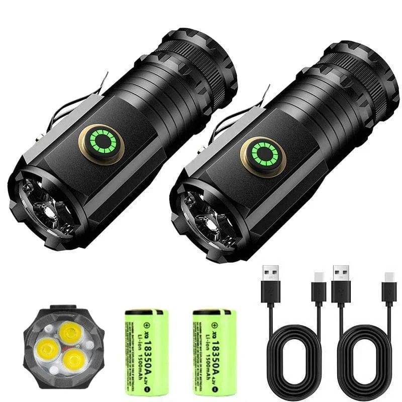 LED svítilna s magnetickou základnou – dobíjení přes USB – Lamylie