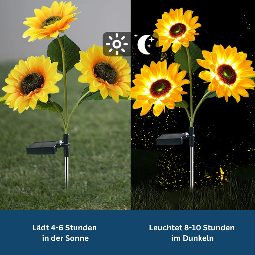 Trädgårdsblomlampor med LED – soldrivna dekorationslampor - Lamylie