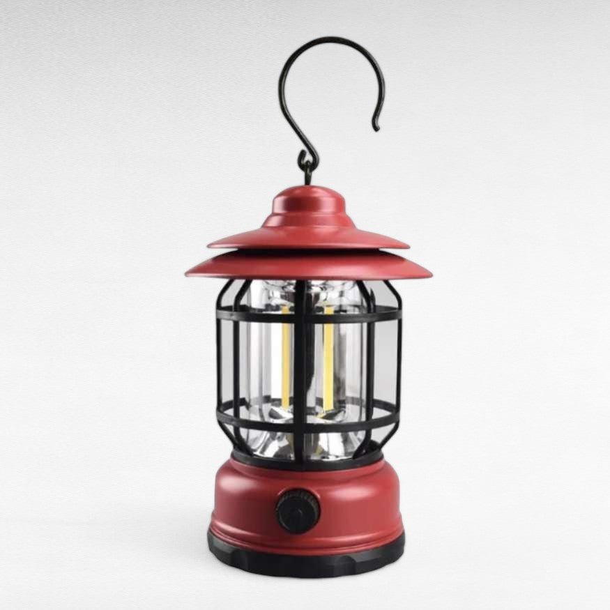 Farol LED regulable de estilo vintage para acampar – Luz recargable - Lamylie