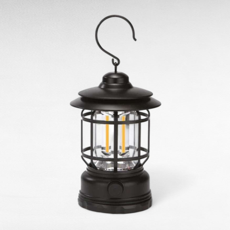 Farol LED regulable de estilo vintage para acampar – Luz recargable - Lamylie