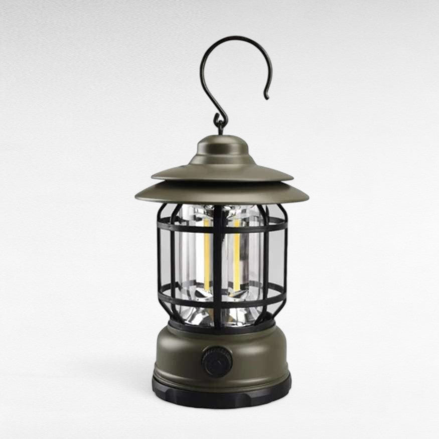 Farol LED regulable de estilo vintage para acampar – Luz recargable - Lamylie