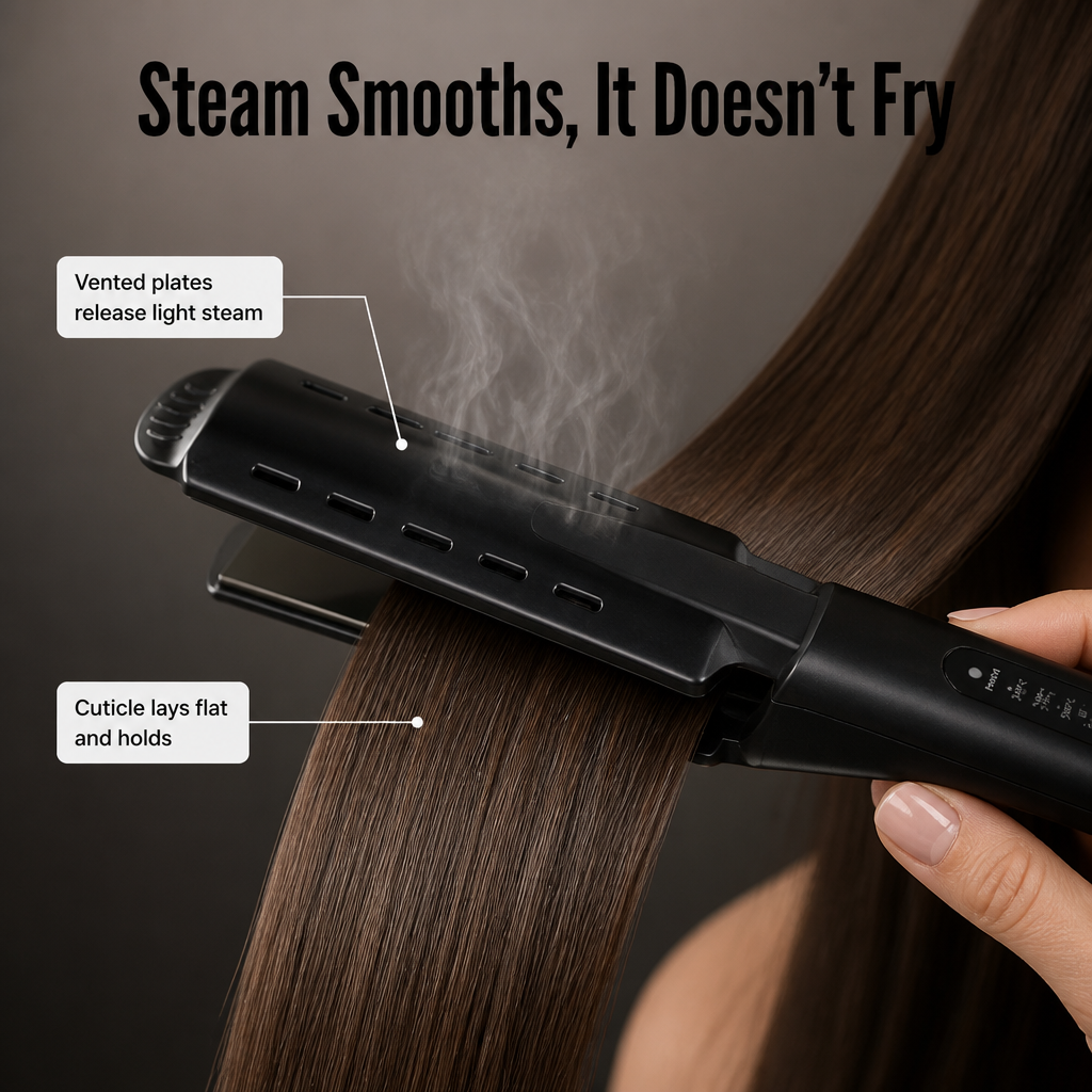 LunaSilk Pro — Steam Your Frizz Smooth and Make It Stay Past Lunch - Lamylie