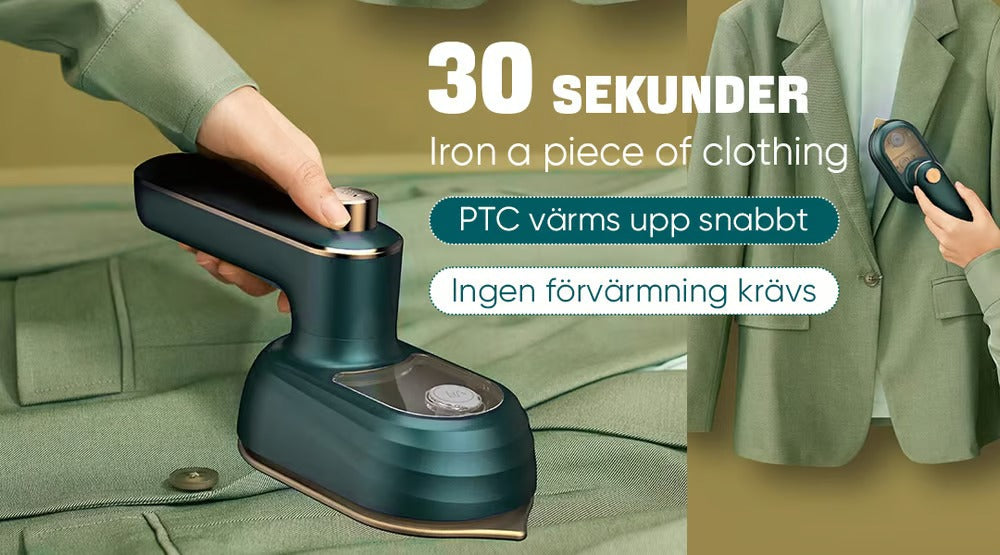 Přenosný napařovač oděvů a mini žehlička - Lamylie