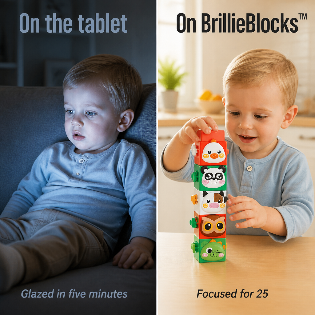 BrillieBlocks — Klicka ihop 12 djurvänner till torn som barnen inte kan sluta bygga - Lamylie