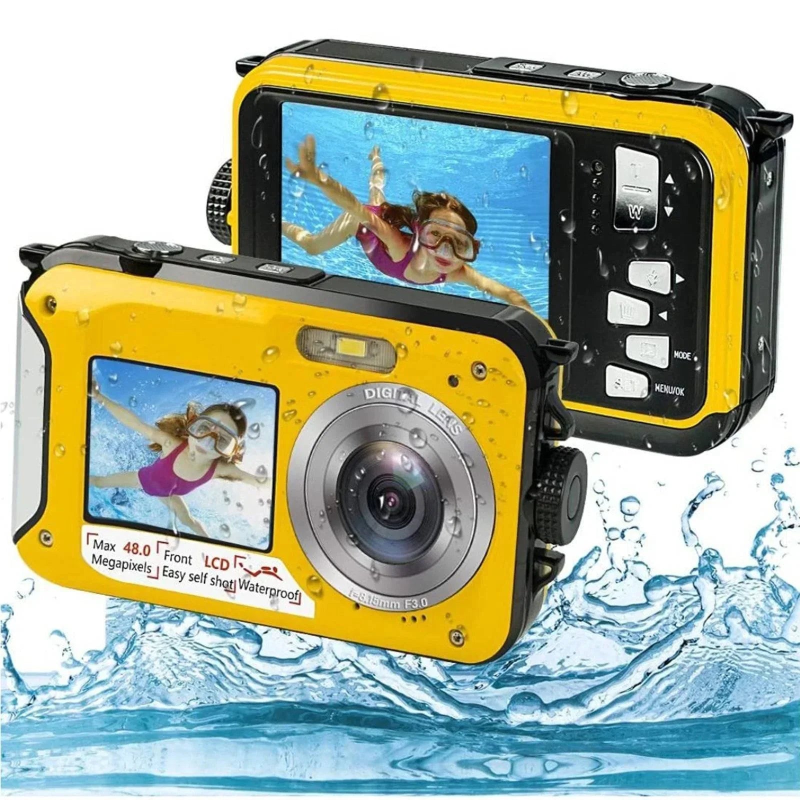 Mini caméscope d’action avec fonctionnalités numériques étanches 1080P - Lamylie