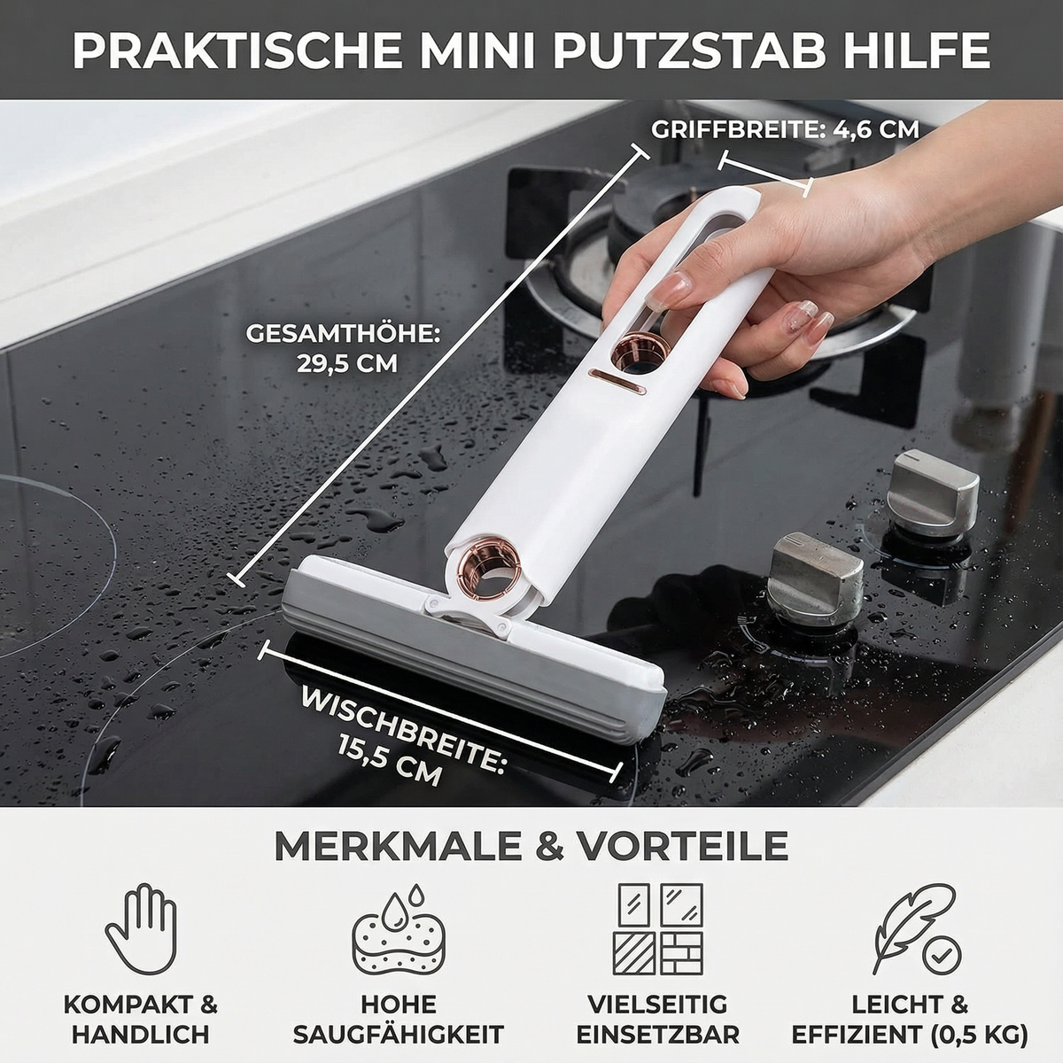 Asta pulente compatta con tergivetro - Lamylie