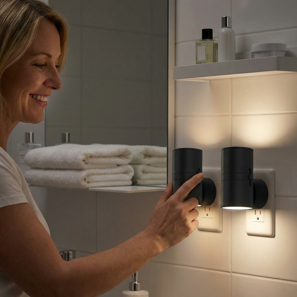 Night Light with Light Sensor for Wall Outlet - Lamylie