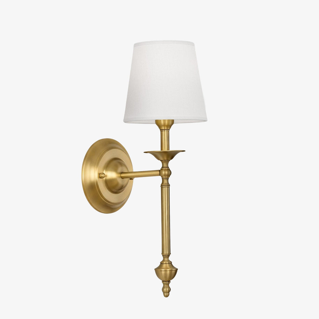 Stoffwandleuchte mit Vintage-Kupfer-Finish | Atmosphärische Beleuchtung für Flur, Schlafzimmer und Wohnzimmer - Lamylie