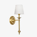 Stoffwandleuchte mit Vintage-Kupfer-Finish | Atmosphärische Beleuchtung für Flur, Schlafzimmer und Wohnzimmer - Lamylie