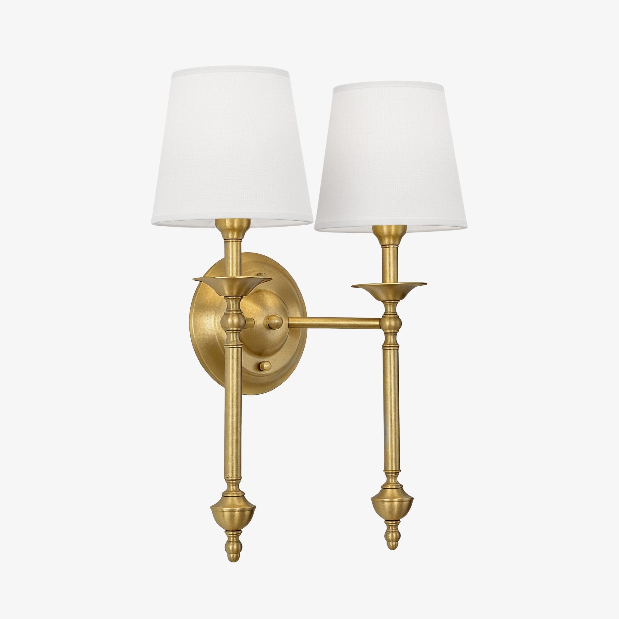 Fabric Wall Lamp with Vintage Copper Finish | Atmospheric Lighting for Hall, Bedroom, and Living Room - Lamylie