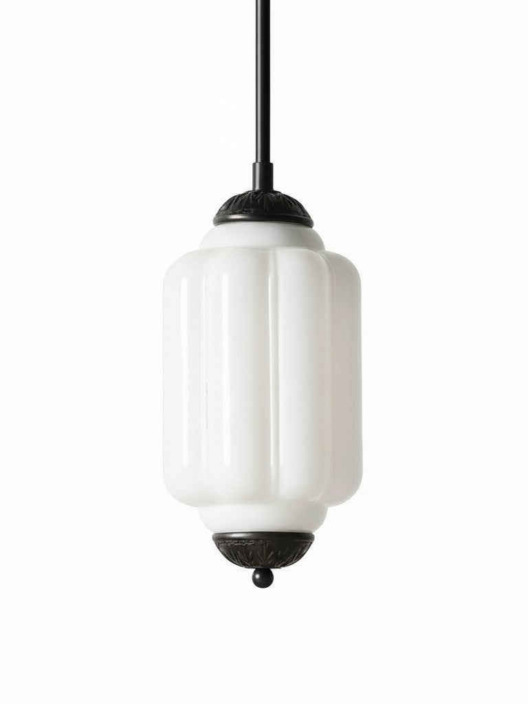 Vintage Glass Pendant Lamp with Nostalgic Look | Refined Lighting for Dining Room and Kitchen - Lamylie