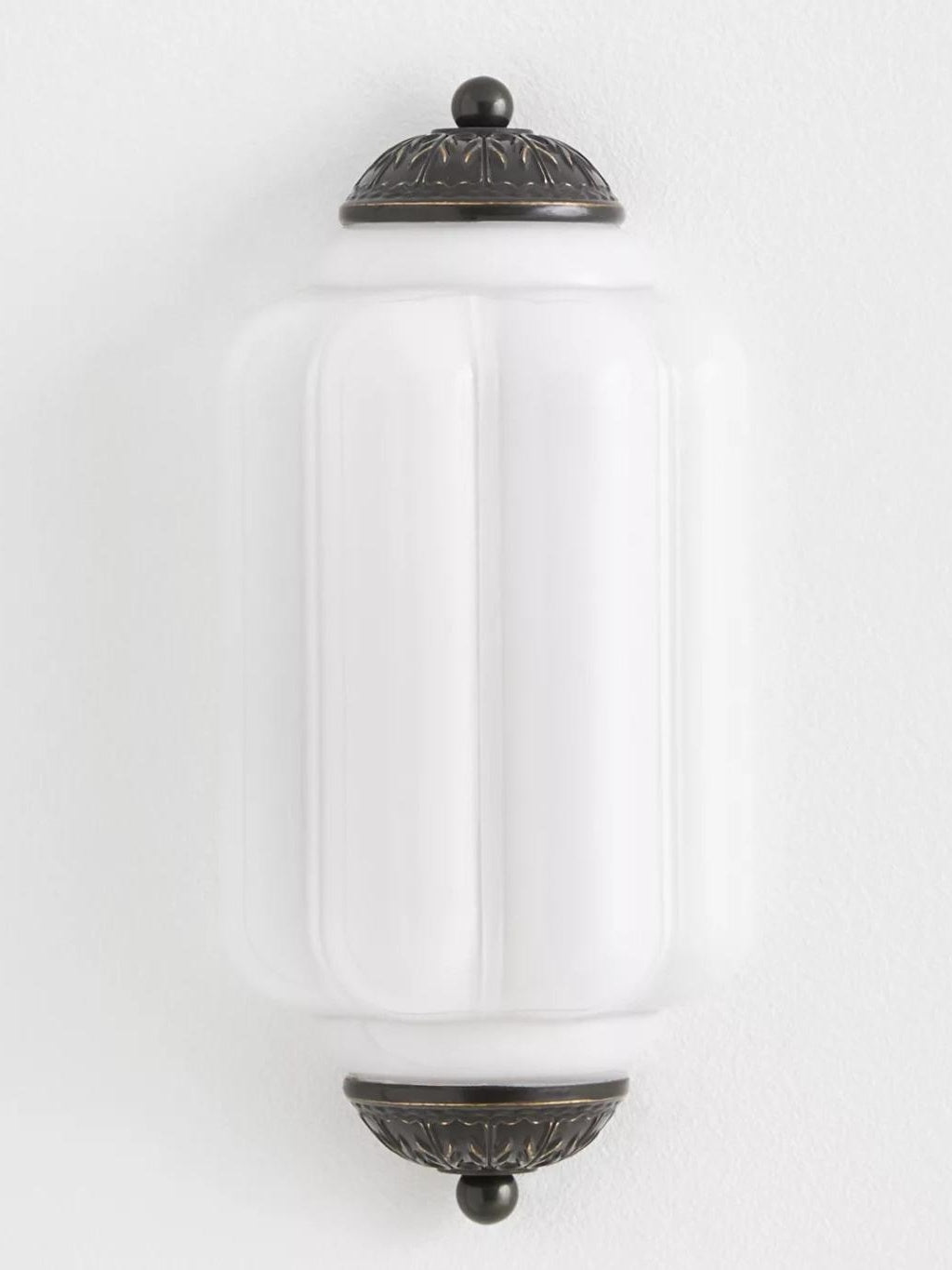 Milk Glass Wall Lamp for Bedroom Hall Scandinavian Style - Lamylie