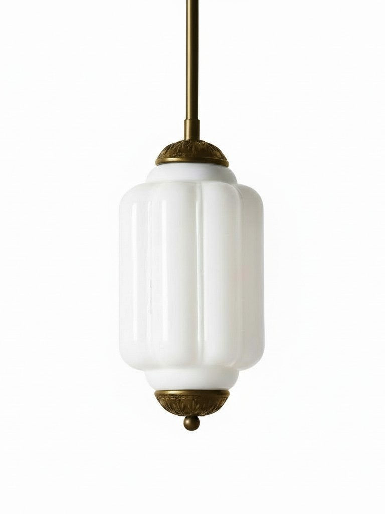 Vintage Glass Pendant Lamp with Nostalgic Look | Refined Lighting for Dining Room and Kitchen - Lamylie