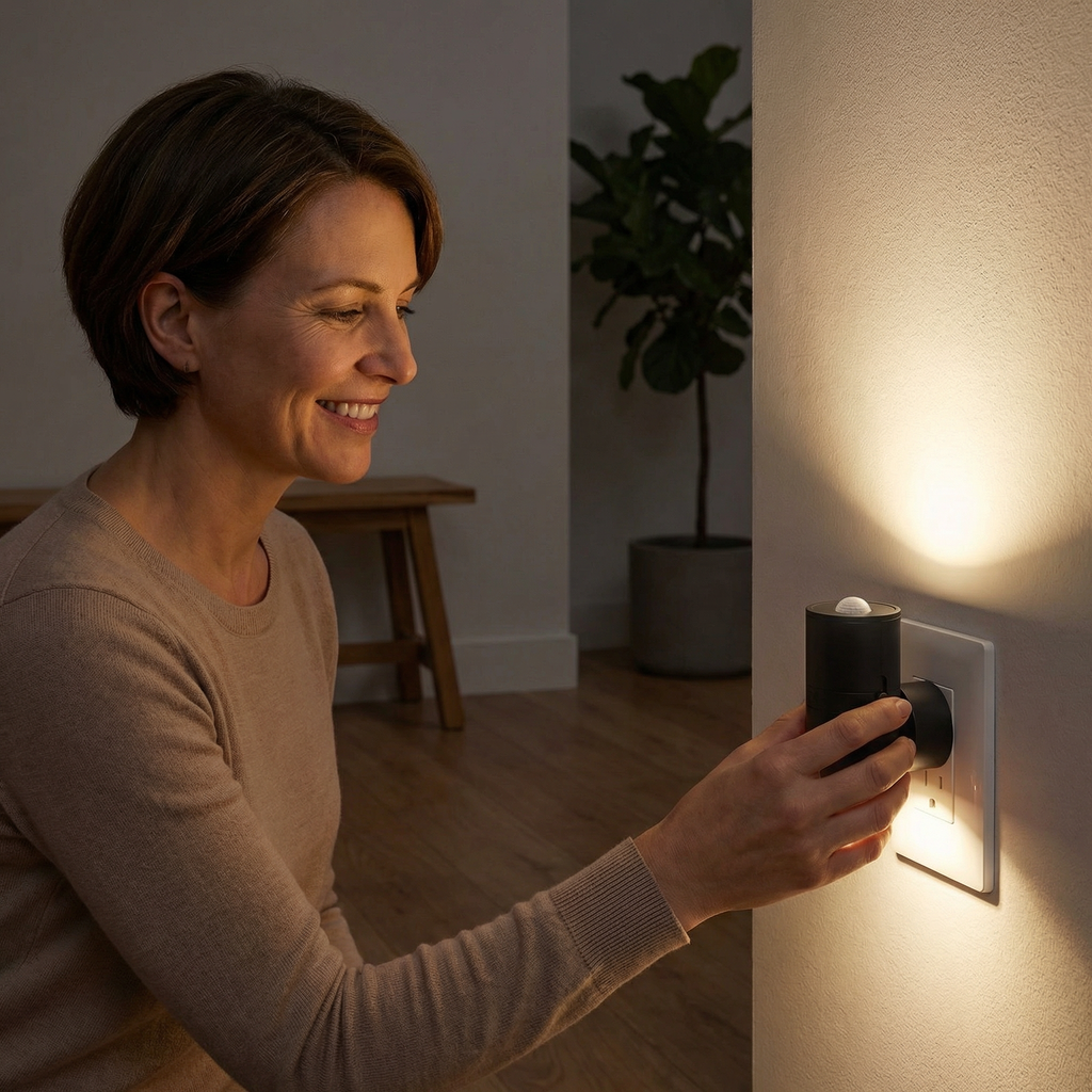 Night Light with Light Sensor for Wall Outlet - Lamylie