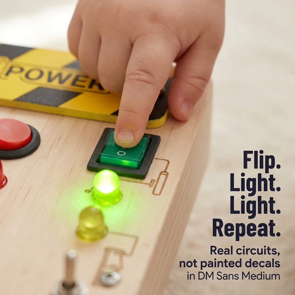 BrillioPlay — Give Tiny Hands Real Switches, Lights and Music to Master - Lamylie