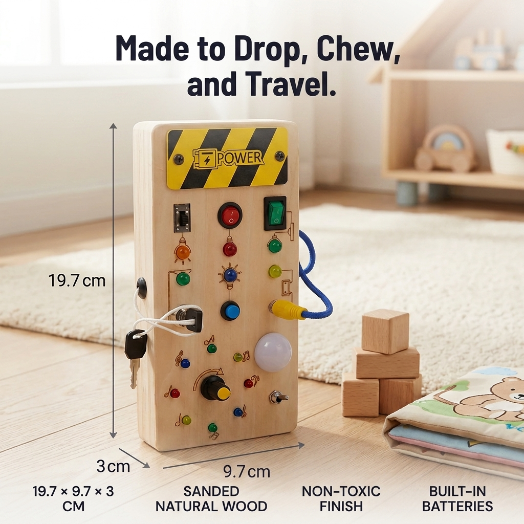 BrillioPlay — Give Tiny Hands Real Switches, Lights and Music to Master - Lamylie