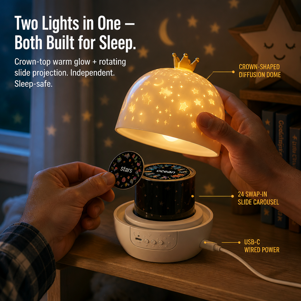 RadiantDreams — End Bedtime Battles With 24 Sky and Ocean Projection Scenes - Lamylie