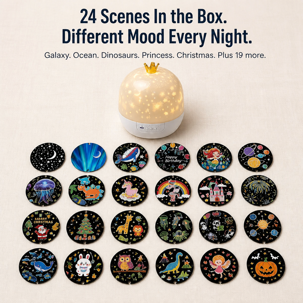 RadiantDreams — End Bedtime Battles With 24 Sky and Ocean Projection Scenes - Lamylie