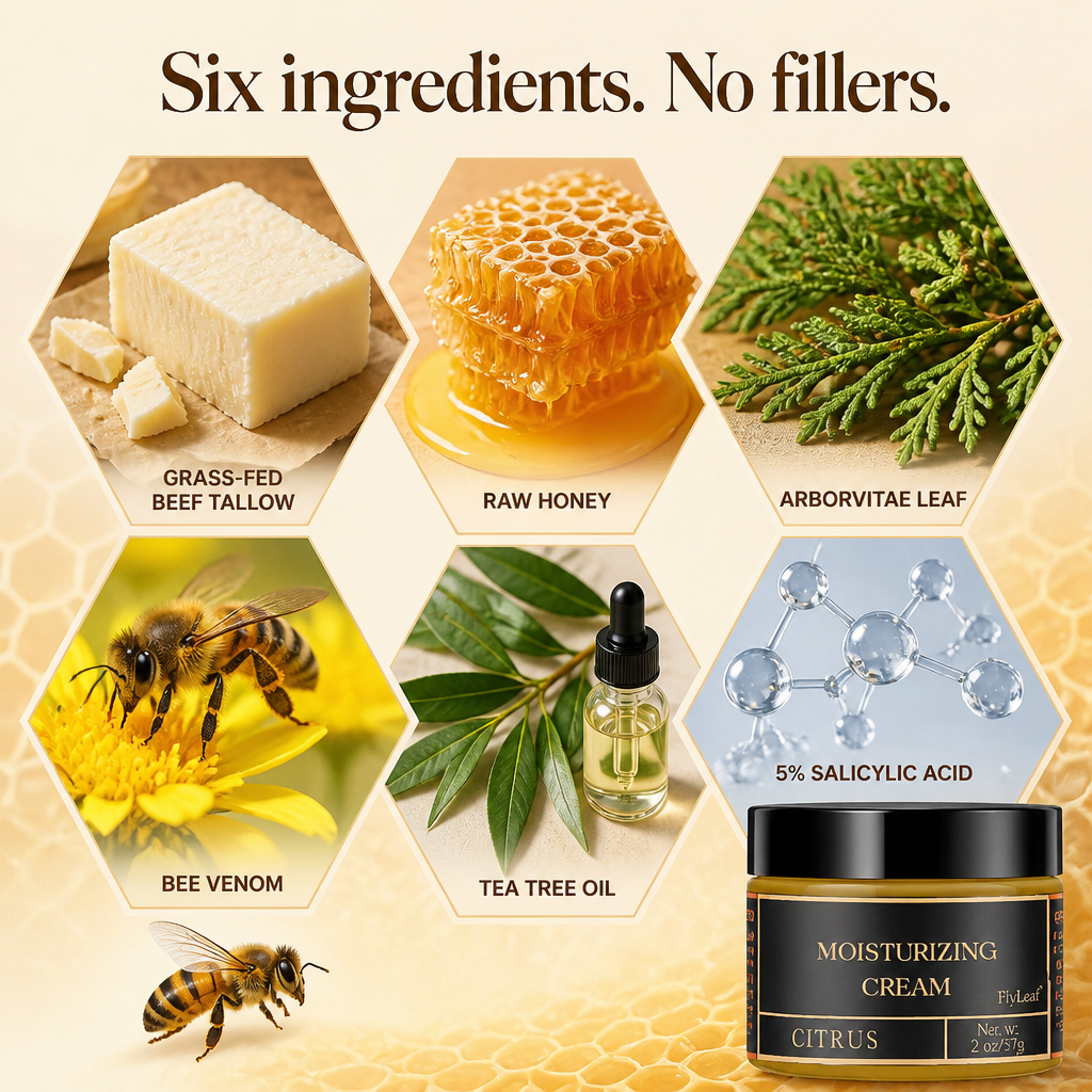LumaCure Balm — Narben verblassen lassen und raue Haut mit Talg + Rohhonig geschmeidig machen – Lamylie