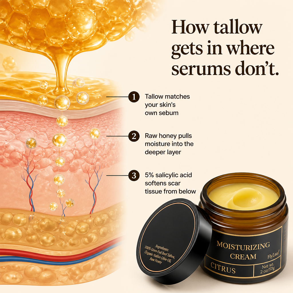 LumaCure Balm — Narben verblassen lassen und raue Haut mit Talg + Rohhonig geschmeidig machen – Lamylie