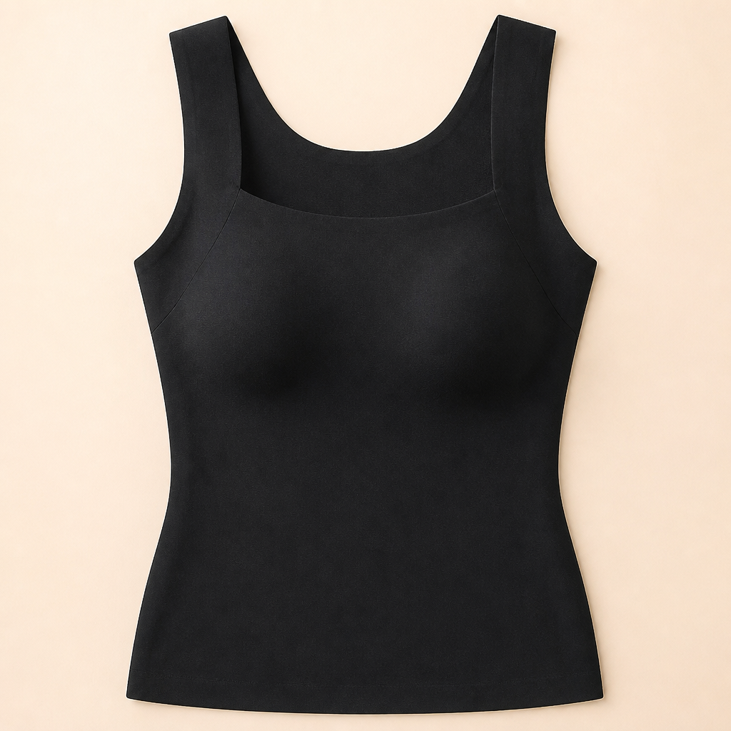 EmberaFit – Seamless Sculpting Tank with Built-In Shelf Bra - Lamylie