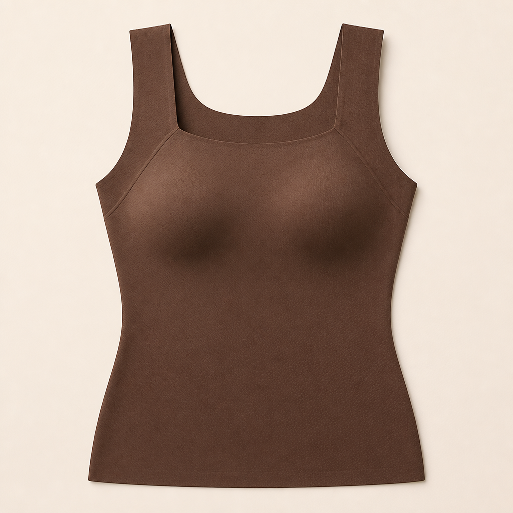 EmberaFit – Seamless Sculpting Tank with Built-In Shelf Bra - Lamylie