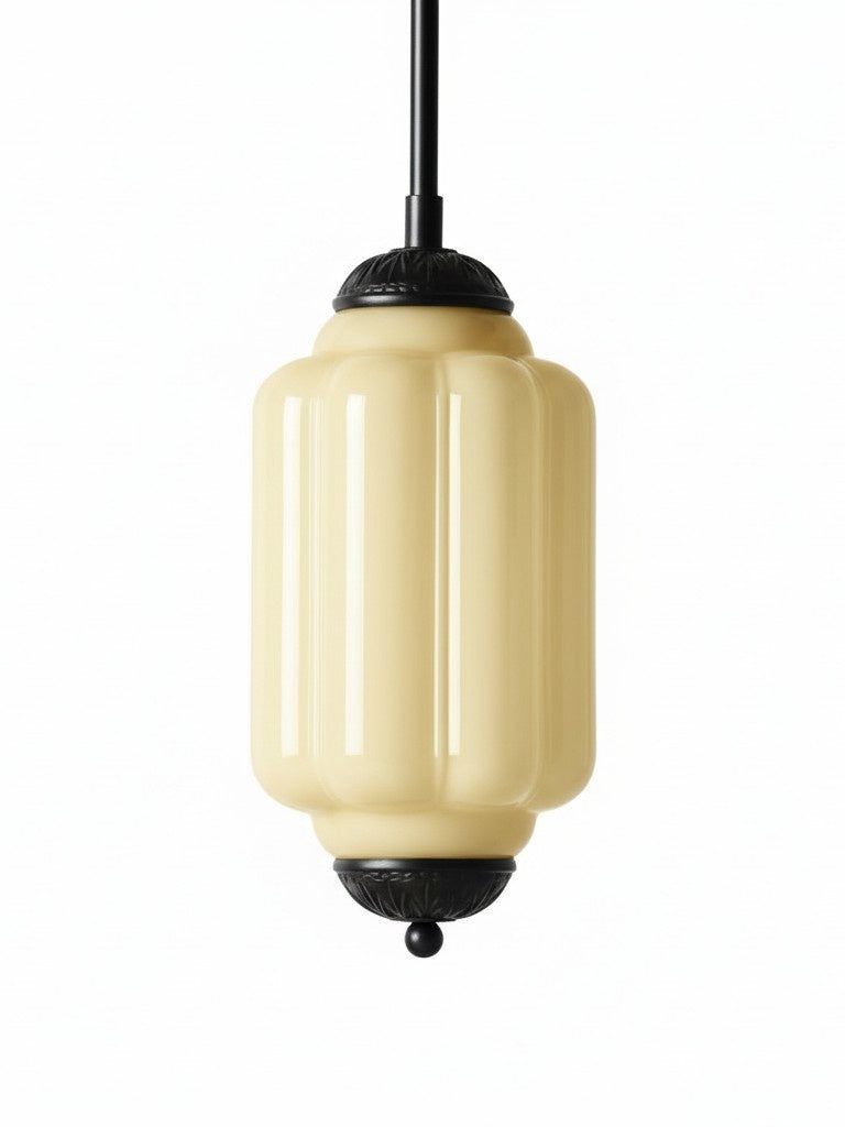 Vintage Glass Pendant Lamp with Nostalgic Look | Refined Lighting for Dining Room and Kitchen - Lamylie