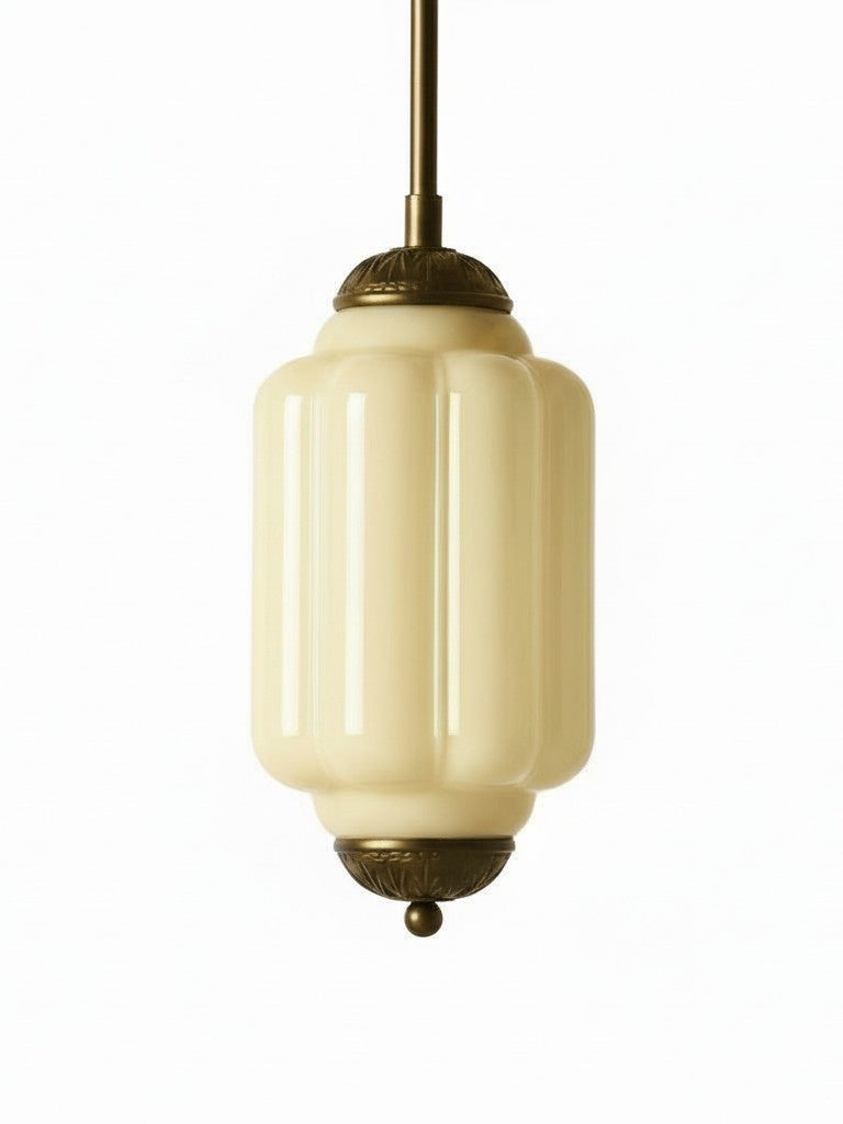 Vintage Glass Pendant Lamp with Nostalgic Look | Refined Lighting for Dining Room and Kitchen - Lamylie