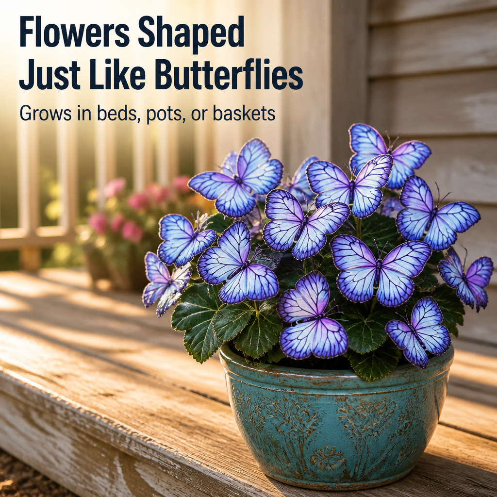 Graines de fleurs « Butterfly Bloom » MoonBliss — Cultivez des fleurs en forme de papillon qui feront s’arrêter et regarder tout votre quartier — Lamylie