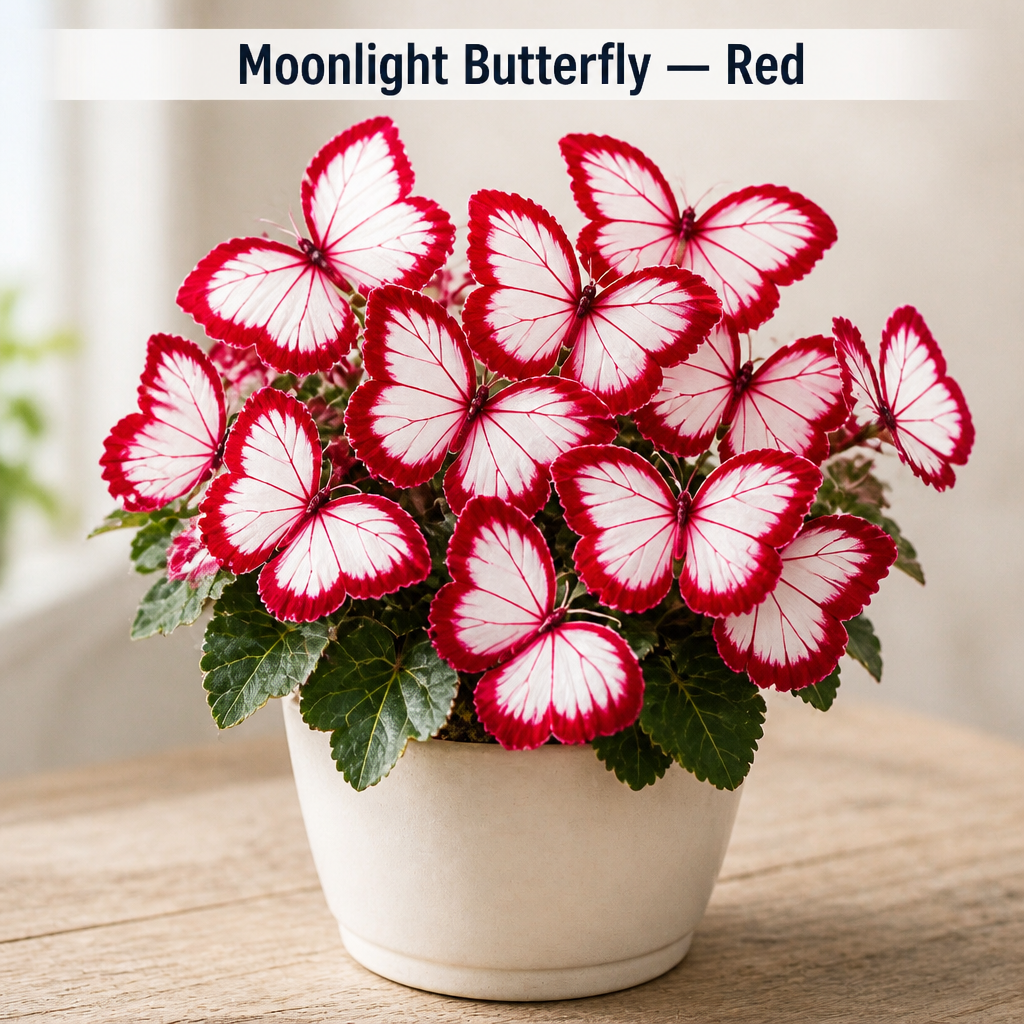 Graines de fleurs « Butterfly Bloom » MoonBliss — Cultivez des fleurs en forme de papillon qui feront s’arrêter et regarder tout votre quartier — Lamylie
