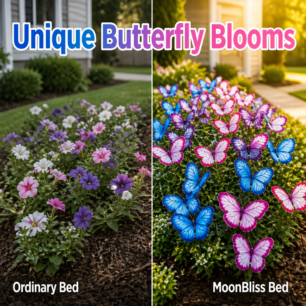 Graines de fleurs « Butterfly Bloom » MoonBliss — Cultivez des fleurs en forme de papillon qui feront s’arrêter et regarder tout votre quartier — Lamylie