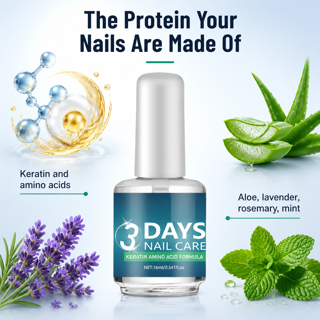LumaNail — Paint On Glass-Gloss Nails That Stop Peeling and Splitting - Lamylie