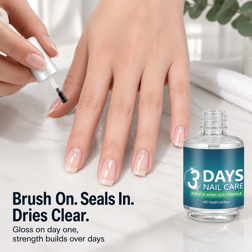 LumaNail — Paint On Glass-Gloss Nails That Stop Peeling and Splitting - Lamylie