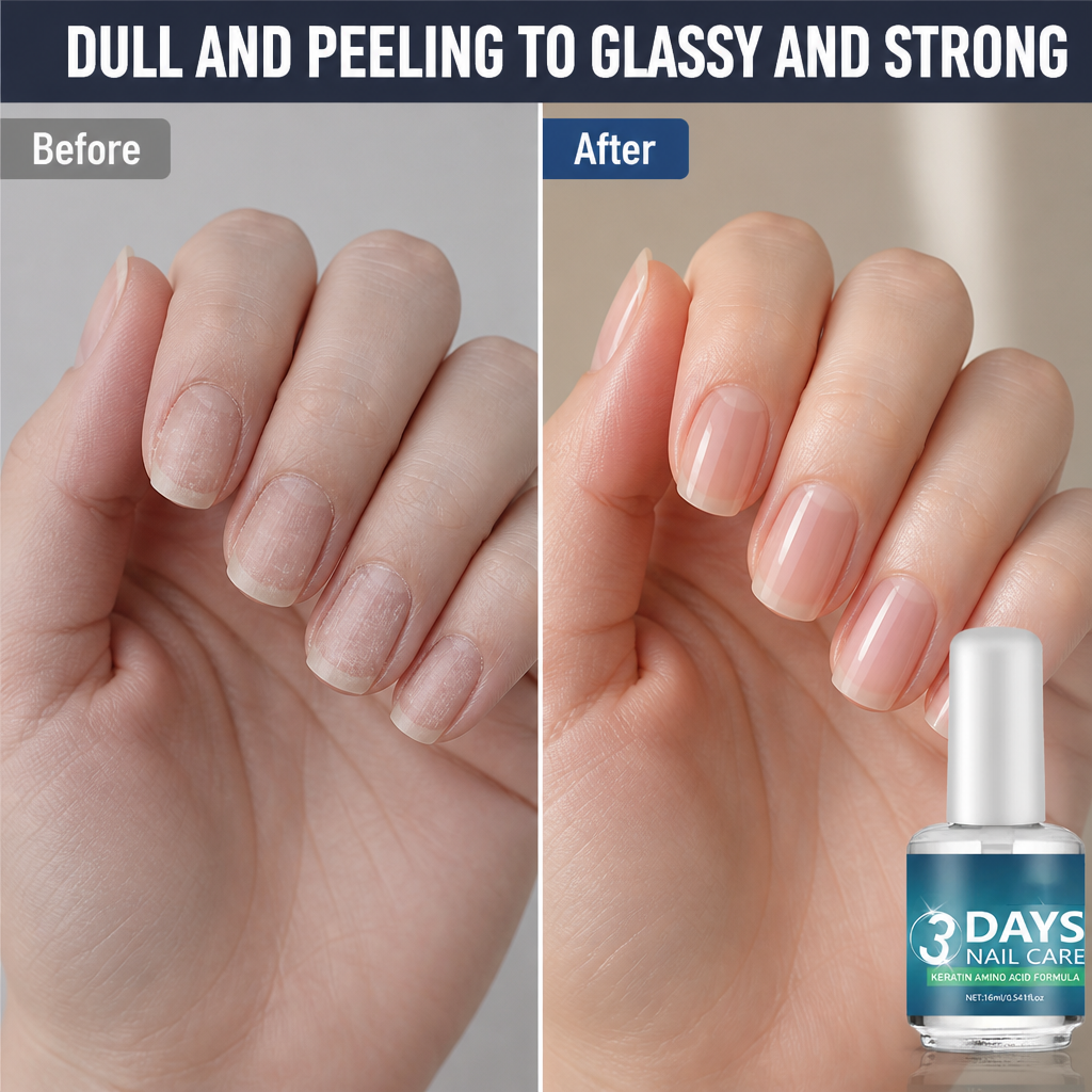 LumaNail — Paint On Glass-Gloss Nails That Stop Peeling and Splitting - Lamylie
