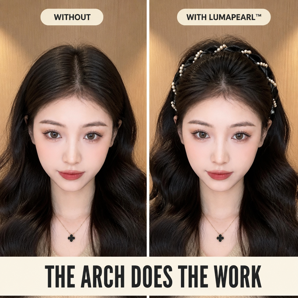 LumaPearl — Slide It On for Instant Crown Volume and a Slimmer V-Face - Lamylie