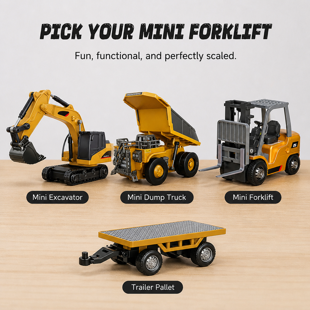 CommandLift Mini Forklift — gör slut på tristessen med spännande truckkörning direkt vid dina fingertoppar - Lamylie