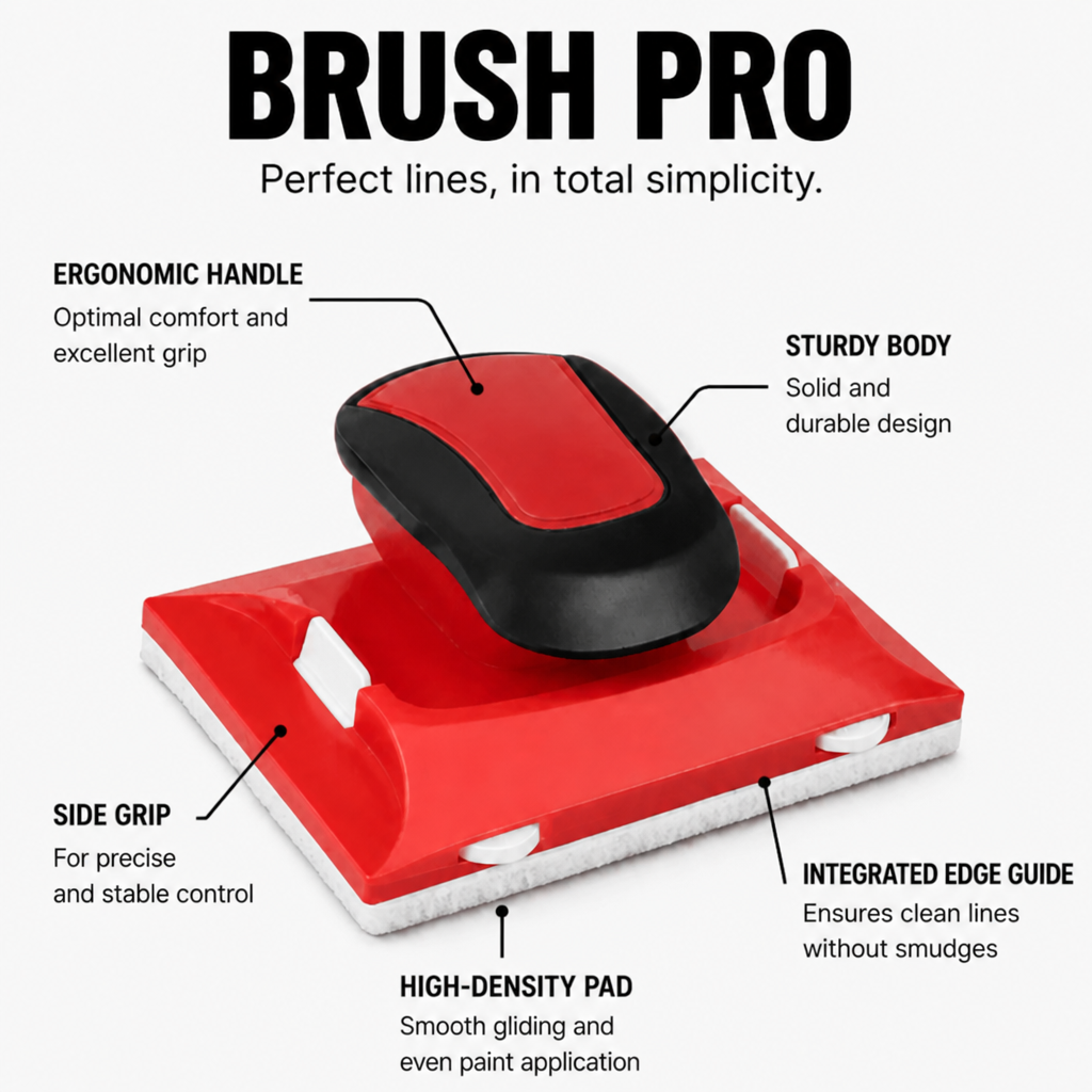 BrushPro – Malujte bezchybné ostré linie rychleji než kdy dřív - Lamylie